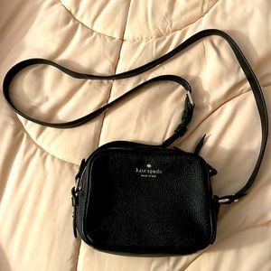 Black Kate Spade Crossbody Bag.